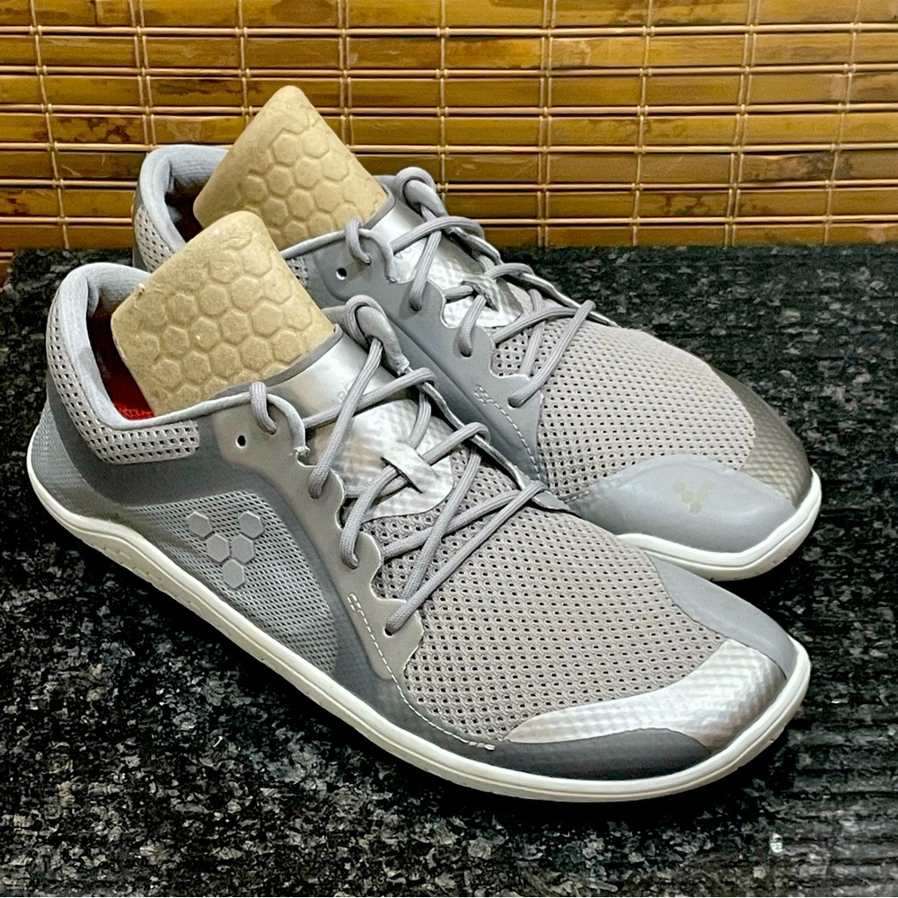 EUC VivoBarefoot Womens Primus Lite 200163-04 Gray Sneakers Women’s EU 40 US 9